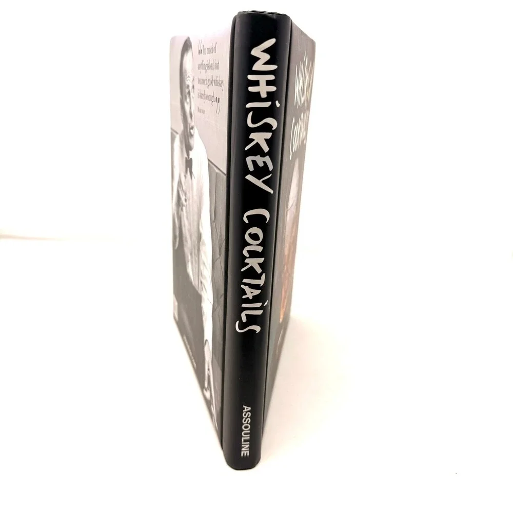 Assouline Whiskey Cocktails Hardcover Spiral Bound Book 9781614287346 Mixology